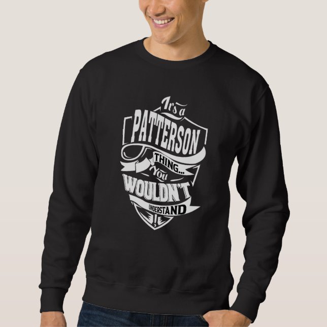 Sweatshirt C'est un truc de Patterson (Devant)