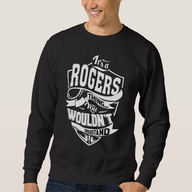 Sweatshirt C'est un truc de Rogers (Devant)
