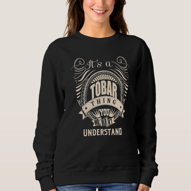 Sweatshirt C'est un truc de TOBAR (Devant)