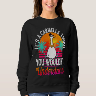 Sweatshirt C'est une affaire de Carmella que vous ne comprend