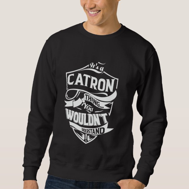 Sweatshirt C'est une affaire de CATRON que vous ne comprendri (Devant)