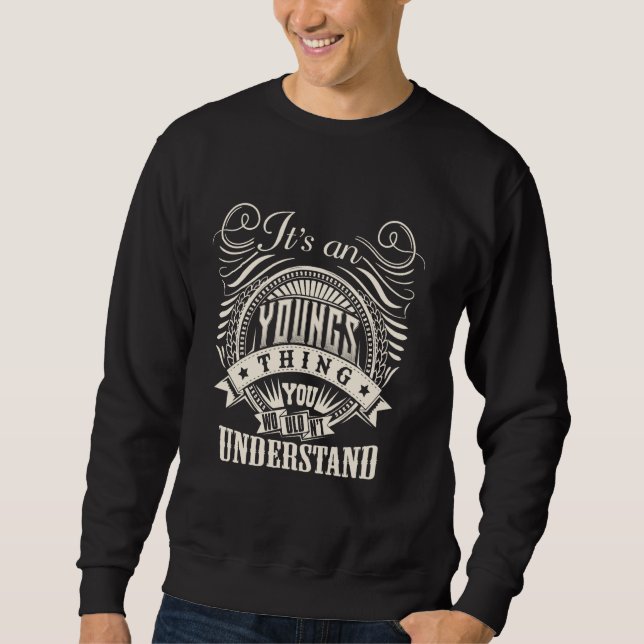 Sweatshirt C'est une affaire de JEUNES que vous ne comprendri (Devant)