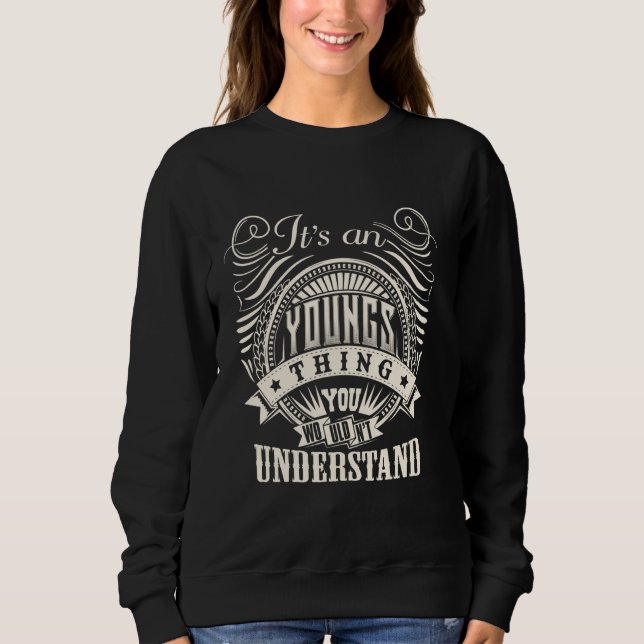 Sweatshirt C'est une affaire de JEUNES que vous ne comprendri (Devant)