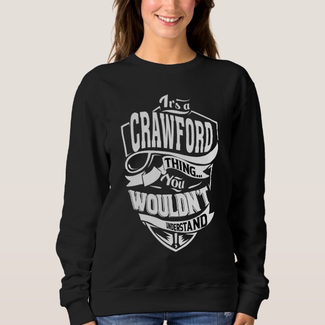 Sweatshirt C'est une chose à Crawford (Devant)