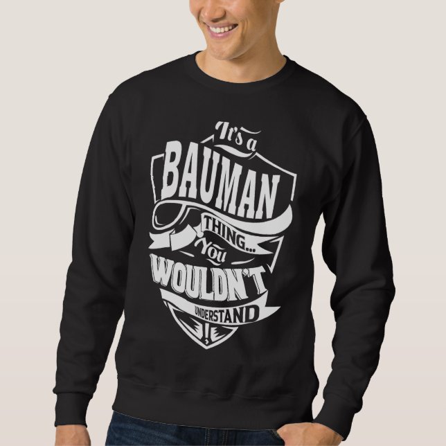 Sweatshirt C'est une chose Bauman (Devant)