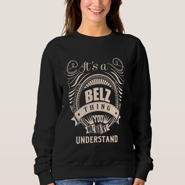 Sweatshirt C'est une chose BELZ Cadeaux (Devant)