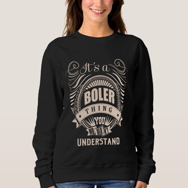 Sweatshirt C'est une chose BOLER Cadeaux (Devant)
