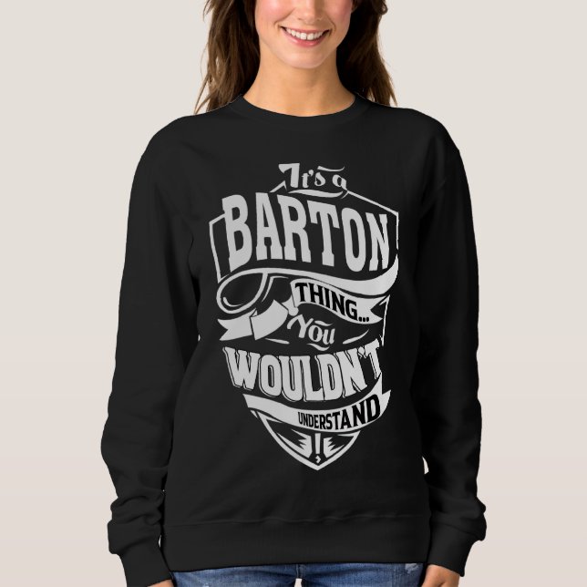 Sweatshirt C'est une chose de Barton (Devant)