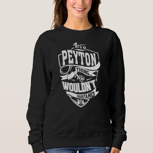 Sweatshirt C'est une chose de PEYTON (Devant)