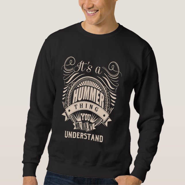 Sweatshirt C'est une chose HUMMER (Devant)