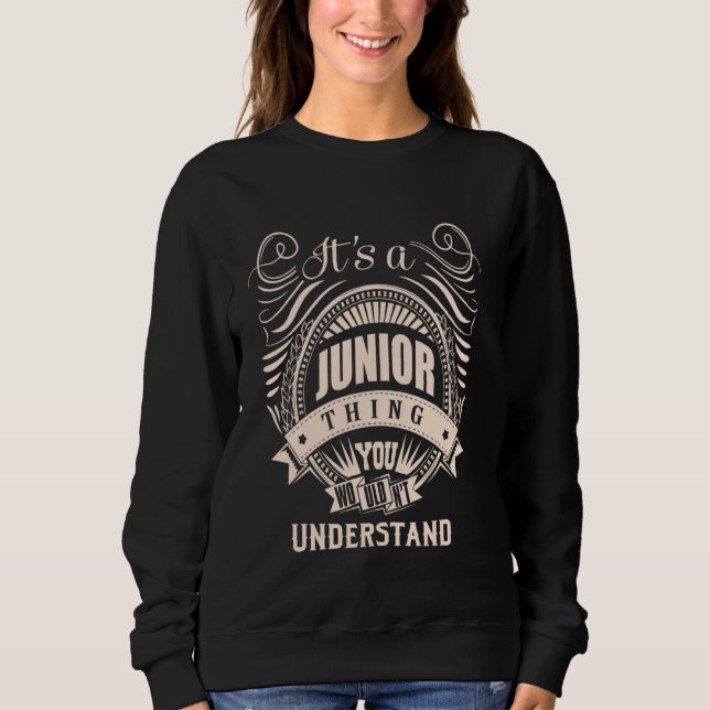 Sweatshirt C'est une chose JUNIOR Cadeaux (Devant)