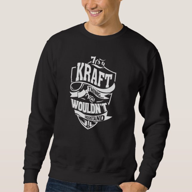 Sweatshirt C'est une chose KRAFT (Devant)