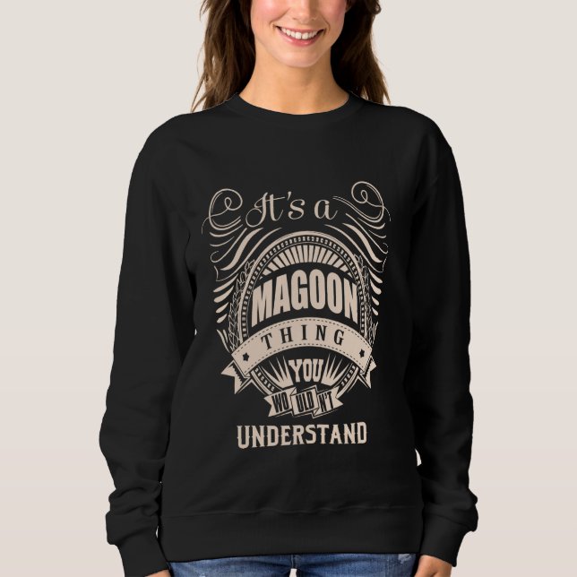 Sweatshirt C'est une chose MAGOON Cadeaux (Devant)