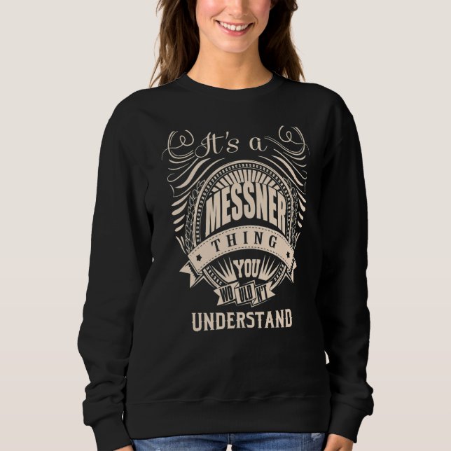 Sweatshirt C'est une chose MESSNER (Devant)