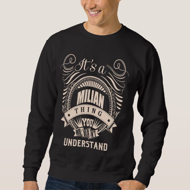 Sweatshirt C'est une chose MILAN Cadeaux (Devant)