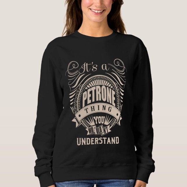 Sweatshirt C'est une chose PETRONE (Devant)