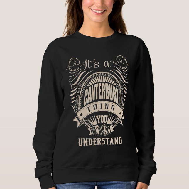 Sweatshirt C'est une chose que vous ne comprendriez pas (Devant)