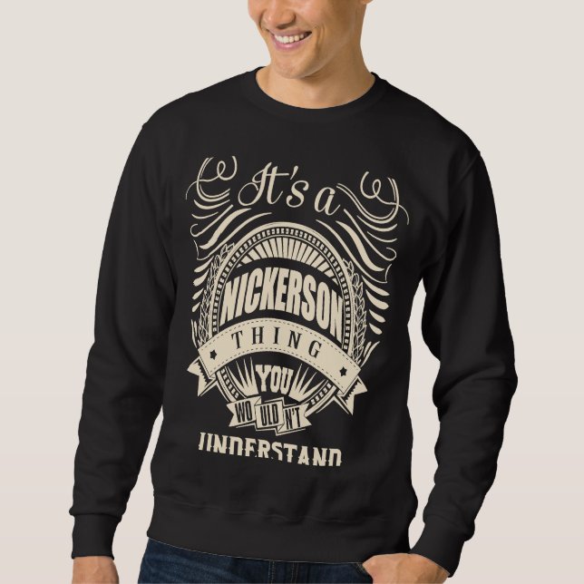 Sweatshirt C'est une chose que vous ne comprendriez pas. (Devant)