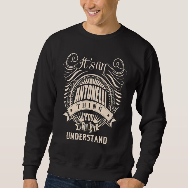 Sweatshirt C'est une chose qu'on ne comprend pas (Devant)
