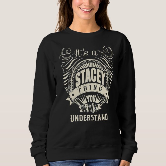 Sweatshirt C'est une chose stacée que vous ne comprendriez pa (Devant)