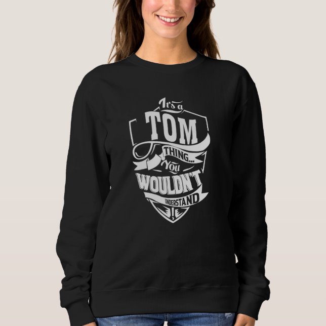 Sweatshirt C'est une chose TOM (Devant)