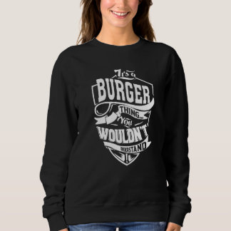 Sweatshirt C'est une histoire de burger