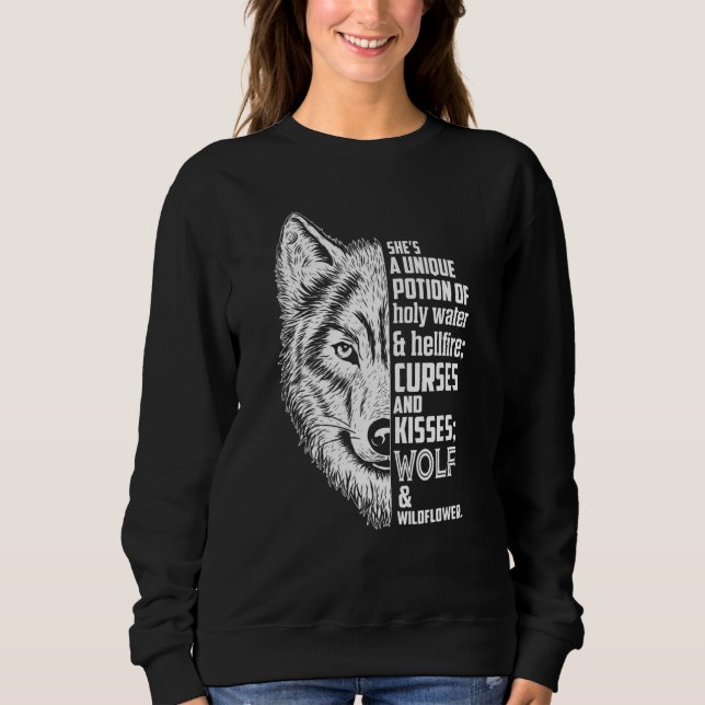 Sweatshirt C'est une potion unique de l'eau sainte et de l'en (Devant)