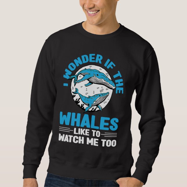 Sweatshirt Cetacean Orca Whale Watching  7 (Devant)