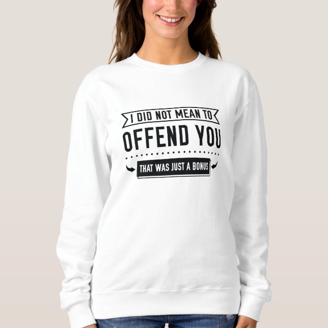 Sweatshirt C'était juste un bonus (Devant)