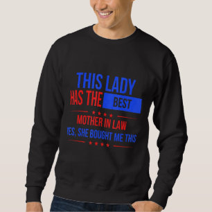 Sweatshirt Cette Dame A La Meilleure Mère En Droit Chum Sarca