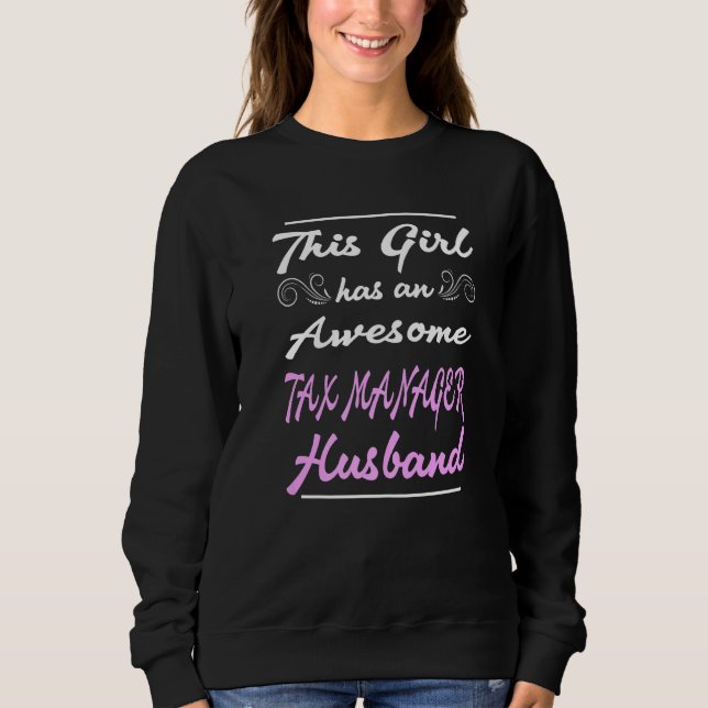 Sweatshirt Cette Fille A Un Étonnant Mari Responsable De L'Im (Devant)