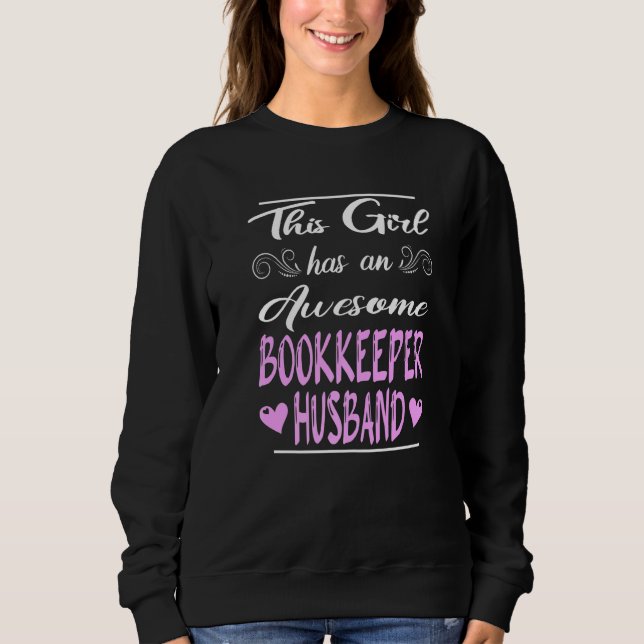 Sweatshirt Cette Fille A Un Magnifique Mari Gardien (Devant)