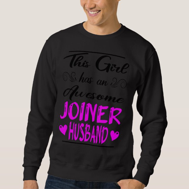 Sweatshirt Cette Fille A Un Magnifique Mari Joiner (Devant)