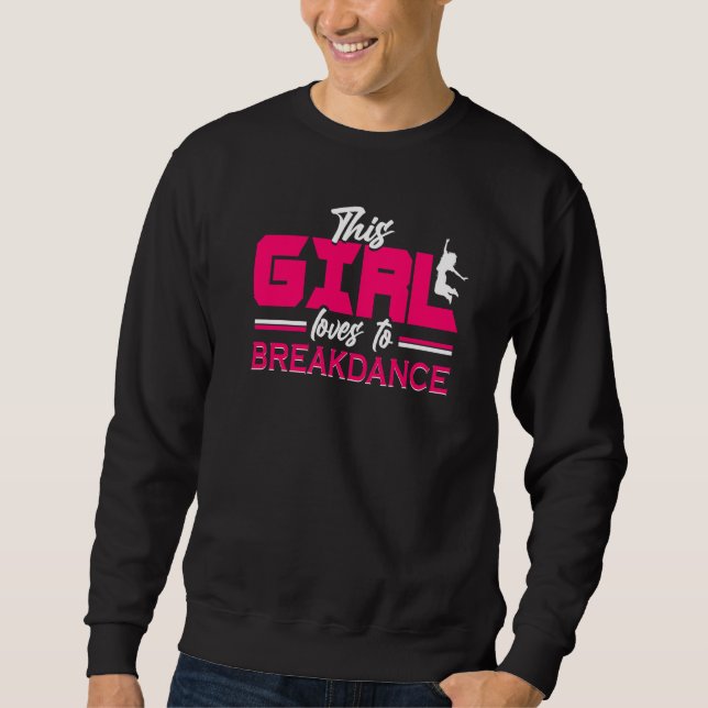 Sweatshirt Cette Fille Aime Percer 2 (Devant)