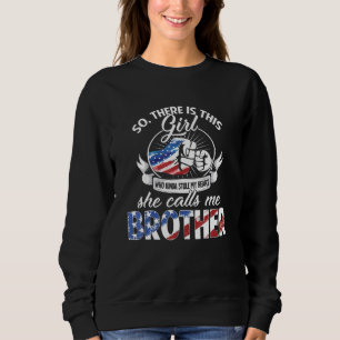 Sweatshirt Cette Fille Qui A Volé Mon Coeur, Elle M'Appelle B