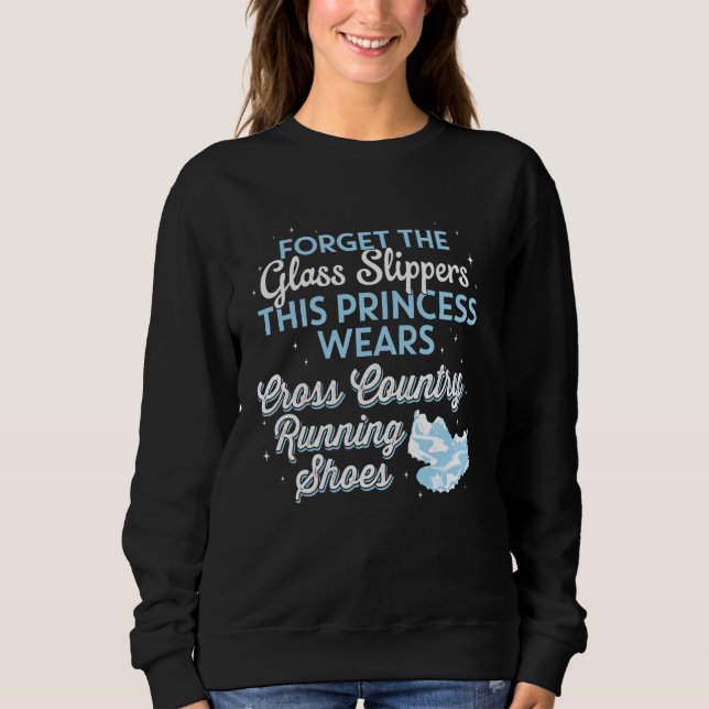 Sweatshirt Cette Princesse Porte Des Chaussures Gi Coureurs D (Devant)