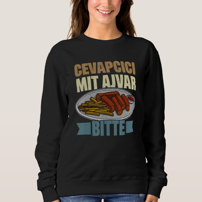 Sweatshirt Cevapcici Kebab Balkan cuisine 30 (Devant)