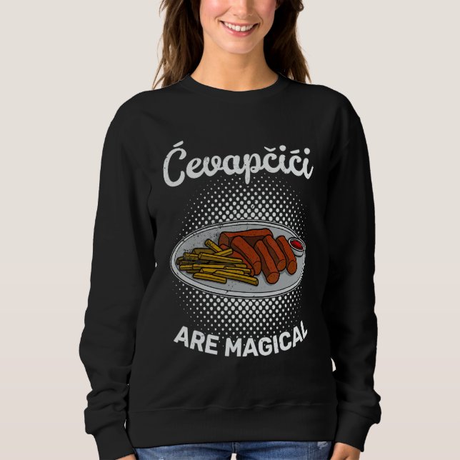 Sweatshirt Cevapcici Kebab Balkan cuisine 37 (Devant)