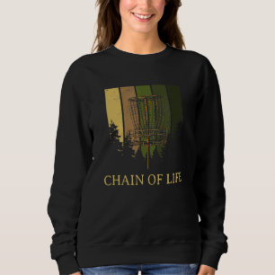 Sweatshirt Chaîne de vie Disque Golf Sports Jeux de golf Hobb