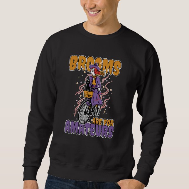 Sweatshirt Chambres Pour Amateurs Éffrayant Sorcière Hallowee (Devant)