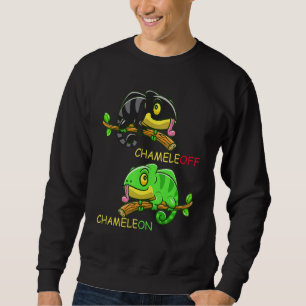Sweatshirt Chameleon Chameleon Lizard Joke Reptiles