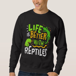 Sweatshirt Chameleon Lizard Iguana Reptiles Terrarium