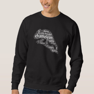 Sweatshirt Chameleon Mot Cloud Reptile Lizard Animal Herpeto