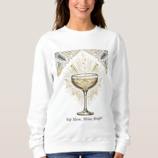 Sweatshirt Champagne pour couples — Elle