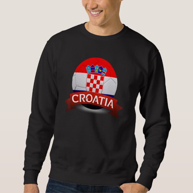 Sweatshirt Champi de l'équipe nationale de Croatie (Devant)