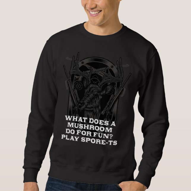 Sweatshirt Champignon Faire pour le plaisir Champignon  Cotta (Devant)