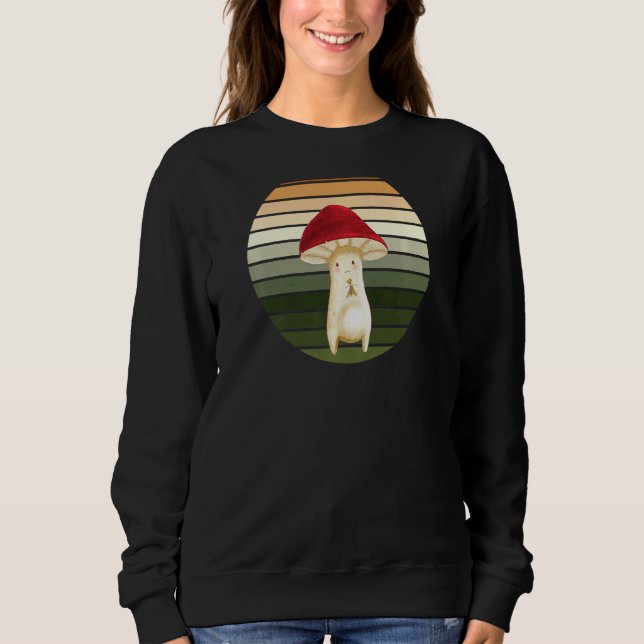 Sweatshirt Champignons Cottagecore (Devant)