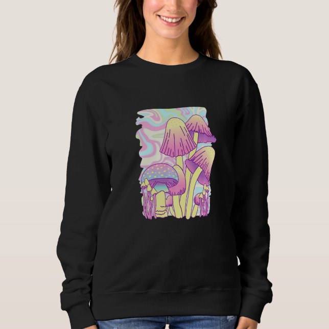 Sweatshirt Champignons Pshychedelic (Devant)