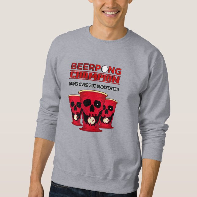 Sweatshirt Champion de Beer Pong (Devant)