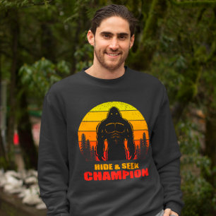 Sweatshirt Champion de cache-cache Bigfoot Cadeau drôle